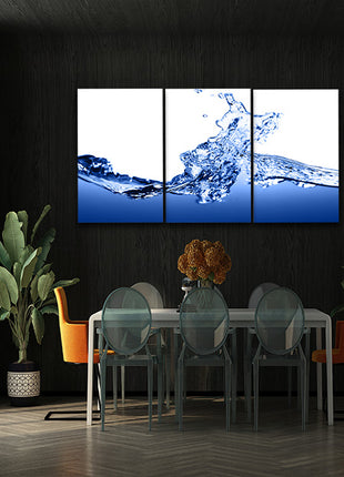 Blue Water Splatter Deep clear water AOA14281 {3x}