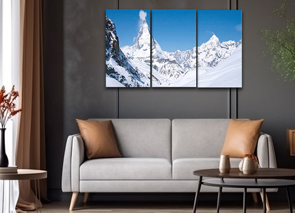 Matterhorn peak Switzerland Snow Covered MOUNTAIN AOA14310 {x3}