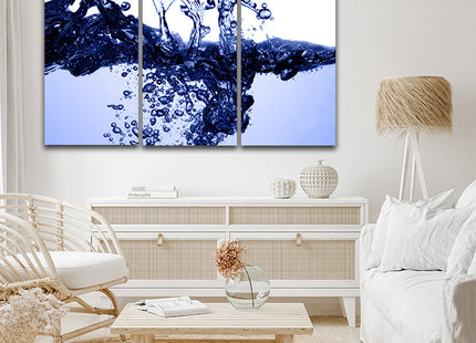 Blue Water Splatter Deep clear water AOA14280 {3x}