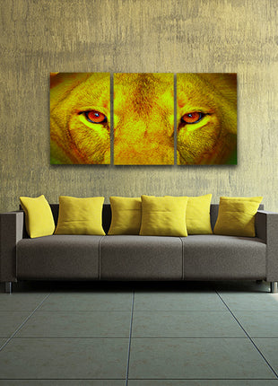female lion eyes close up arted AOA14295 {x3}