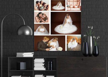 x10 Collage Portrait Canvas Print {2Q} (AOA0083)