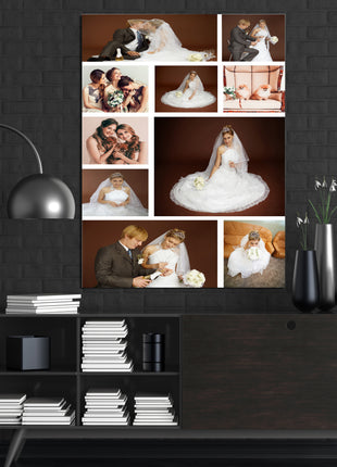 x10 Collage Portrait Canvas Print {2Q} (AOA0083)