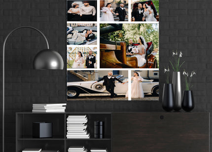 x10 Collage Portrait Canvas Print {2Q} (AOA0083)