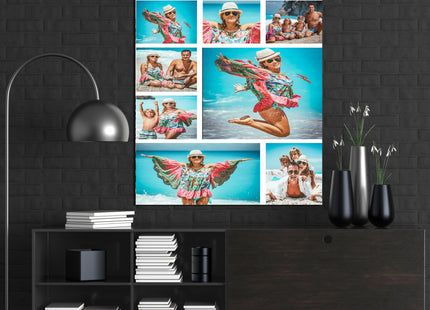 x10 Collage Portrait Canvas Print {2Q} (AOA0083)
