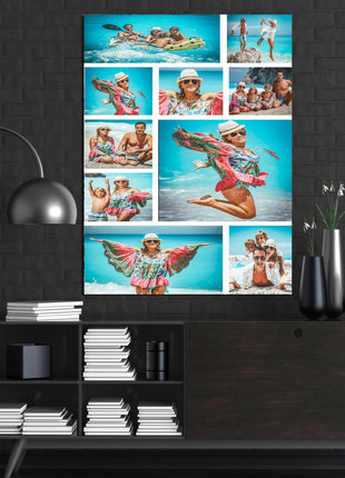 x10 Collage Portrait Canvas Print {2Q} (AOA0083)
