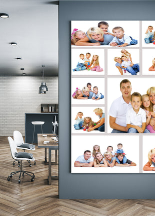 x10 Collage Portrait Canvas Print {2Q} (AOA0083)