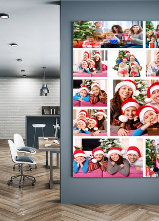x10 Collage Portrait Canvas Print {2Q} (AOA0083)