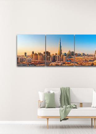 Beautiful Dubai downtown at the sunset AOA13003 {x3}