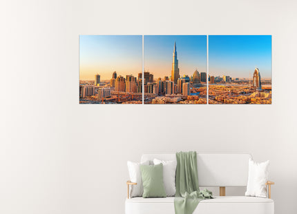 Beautiful Dubai downtown at the sunset AOA13003 {x3}