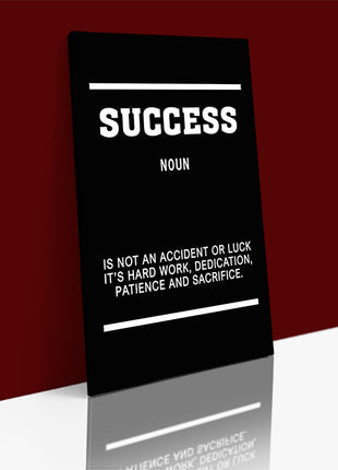 SUCCESS IS NOT AN ACCIDENT OR LUCK AOAY5384