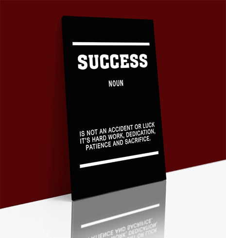 SUCCESS IS NOT AN ACCIDENT OR LUCK AOAY5384