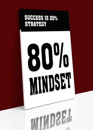 SUCCESS IS 20% STRATEGY 80% MINDSET AOAY5303