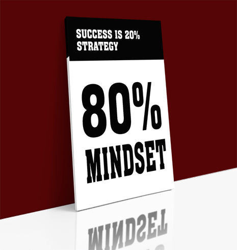 SUCCESS IS 20% STRATEGY 80% MINDSET AOAY5303