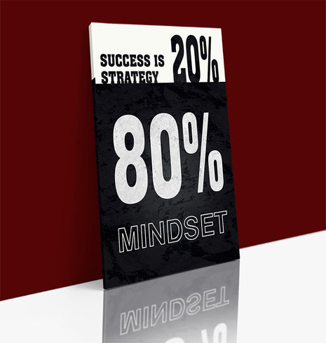 SUCCESS IS 20% STRATEGY 80% MINDSET AOA14321