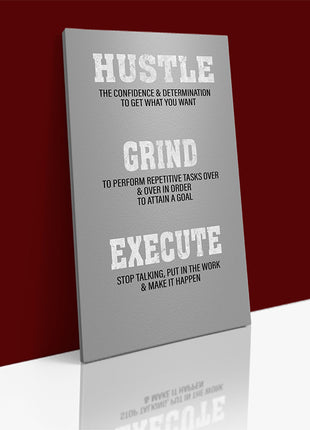 GRIND HUSTLE EXECUTE DETERMINATION TO ATTAIN A GOAL AOA14336