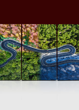 Personalised Your Photo On Split Canvas, Printed & Framed "X5 PENTAPTYCH CANVAS"