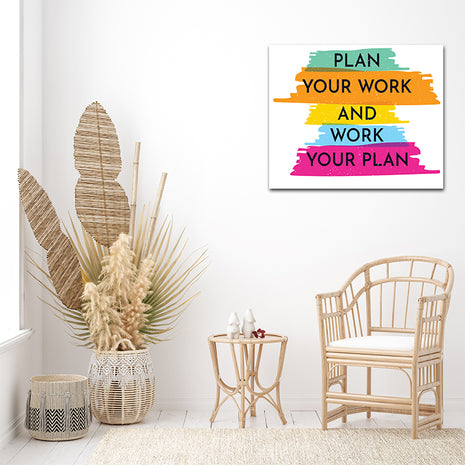 PLAN YOUR WORK AND WORK YOUR PLAN AOA14208