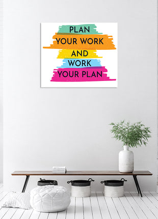 PLAN YOUR WORK AND WORK YOUR PLAN AOA14208