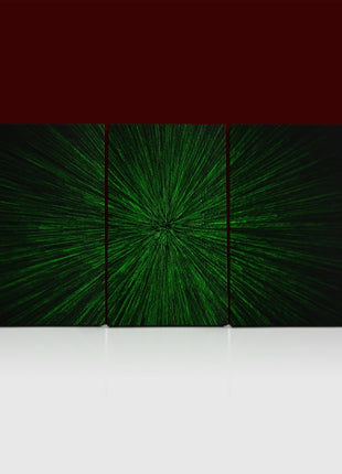 natural zoom explosion radial blurred green particles  AOA14317 {x3}