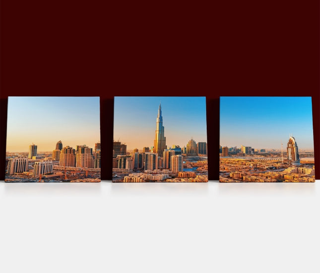 Beautiful Dubai downtown at the sunset AOA13003 {x3}