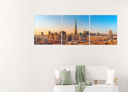 Beautiful Dubai downtown at the sunset AOA13003 {x3}