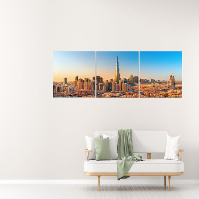 Beautiful Dubai downtown at the sunset AOA13003 {x3}
